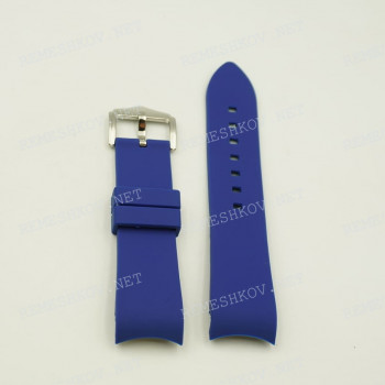 Ремешок для часов Tissot T191.593, 22/20 мм, синий, полиуретан, SEASTAR 660 (A464/564) АНАЛОГ