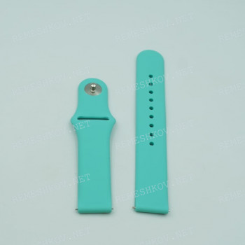 Ремешок для смарт-часов Fitbit Versa Lite, 18 мм, голубой, полиуретан