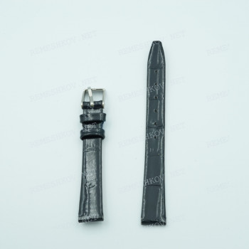 Ремешок универсальный Ardi, 12 мм, РК-1203-01-1-7 Лак Kroko, черный