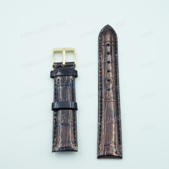 Ремешок универсальный Ardi, 18 мм, РК-1805-02-1-7 Лак Kroko, коричневый