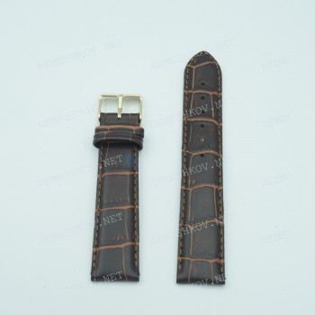 Ремешок универсальный Ardi, 20 мм, удлиненный, РК-2005-02-1-2 Kroko, коричневый