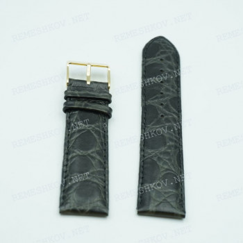 Ремешок универсальный Ardi, 22 мм, кожаный РК-2205-02-1-1 МП Pandora, черный