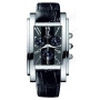 Ремешок для часов Balmain, черный, XL, имитация крокодила, 18/16, ребра жесткости, стальная клипса (2721/5721/5725)