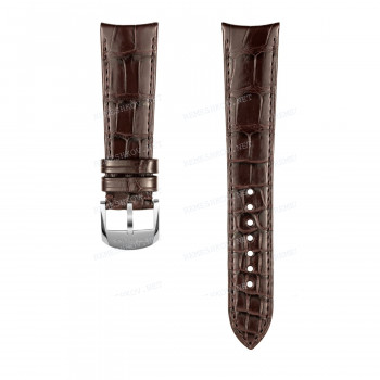 Ремешок для часов Breitling 22/18 мм, коричневый, кожа, M, без замка
