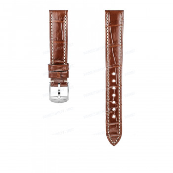 Ремешок для часов Breitling 16/14 мм, коричневый, кожа, M, без замка