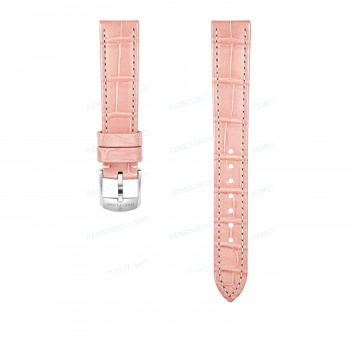 Ремешок для часов Breitling 18/16 мм, розовый, кожа, M, без замка
