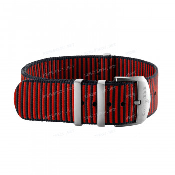 Ремешок для часов Breitling 22/22 мм, красный, текстиль