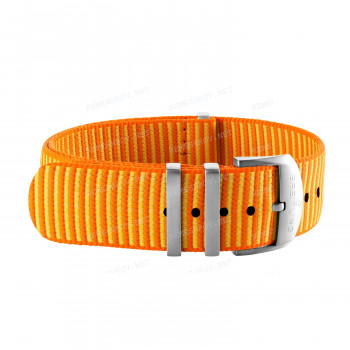 Ремешок для часов Breitling 20/20 мм, оранжевый, текстиль