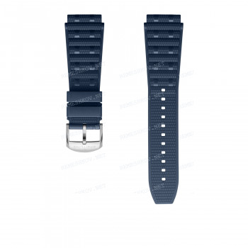 Ремешок для часов Breitling 20/18 мм, синий, каучук, M, без замка