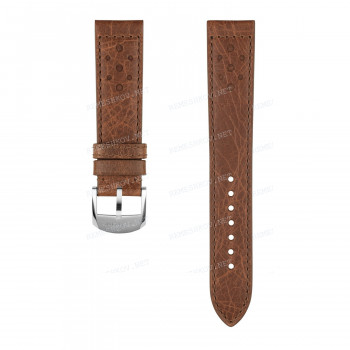 Ремешок для часов Breitling 20/18 мм, коричневый, кожа, L, без замка