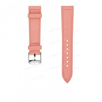 Ремешок для часов Breitling 18/16 мм, розовый, кожа, L, без замка