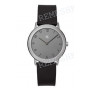 Ремешок для часов Calvin Klein K0312, 8/8 мм, черный, теленок, лаковый, длинный, стальная пряжка, cK Minimal MIDSIZE (CK3)