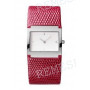 Ремешок для часов Calvin Klein K0420, K0428, 30/28 мм, красный, имитация ящерицы, с вырезом, стальная пряжка, cK DRESS Single Timer XL (CK4)