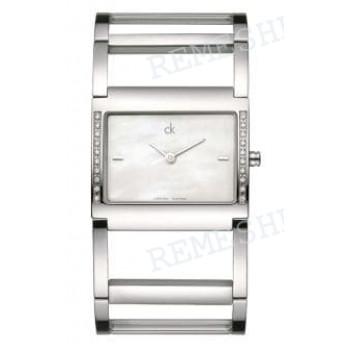 Браслет для часов Calvin Klein K0420, K0428, 30 мм, стальной, cK DRESS DUAL TIMER XL (CK4)