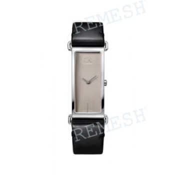 Ремешок для часов Calvin Klein K0I23, 19/18 мм, черный, теленок, стальная пряжка, ck Citified LADY (CK0I)