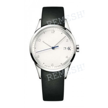Ремешок для часов Calvin Klein K2222, 18/16 мм, черный, теленок, интегрированный, cK Bold MIDSIZE (CK22)
