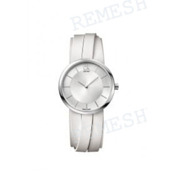 Ремешок для часов Calvin Klein K2R2L, 20/19 мм, белый, теленок, интегрированный, стальная клипса, cK extent LARGE (K2R)