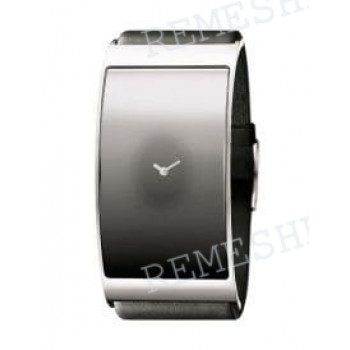 Ремешок для часов Calvin Klein K3426, 28/28 мм, черный, теленок, стальная пряжка, cK Flash LADY (CK34)