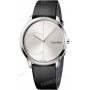Ремешок для часов Calvin Klein K3M21, K3M2Y, 20/18 мм, черный, теленок, стальная пряжка, ck Minimal (K3M)