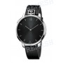 Ремешок для часов Calvin Klein K3Z21, 22/20 мм, черный, теленок, с вырезом, стальная пряжка ck Exception (K3Z)