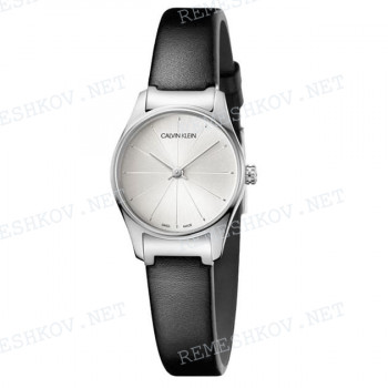 Ремешок для часов Calvin Klein K4D23, 12/10 мм, черный, теленок CLASSIC TOO (K4D)