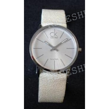 Ремешок для часов Calvin Klein K7622, 16/16 мм, бежевый, скат, стальная пряжка, cK Post-minimal LADY (CK76)