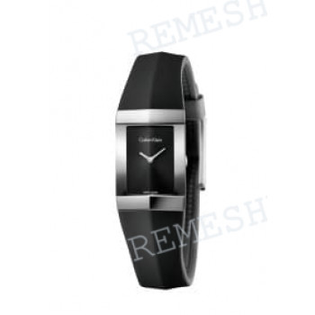 Ремешок для часов Calvin Klein K7C23, 21/16 мм, под корпус, COMPL STRAP K7C LY BLACK SILICONE