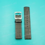 Ремешок для часов Calvin Klein K2Y21, K2Y2X, 20/20 мм, черный, имитация крокодила, стальная пряжка, cK Accent GENT (K2Y)