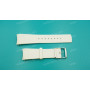 Ремешок для часов Calvin Klein K5B23, 24/20 мм, белый, каучук, интегрированный, стальная пряжка (K5B)