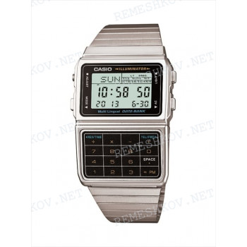 Браслет для часов Casio DBC-610A, 24 мм, серебристый, 22 мм ширина выступа