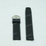 Ремешок для часов Casio EF-550, 22/22 мм, черный, полиуретан, заостренный тип крепления, ЗБ