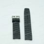 Ремешок для часов Casio EF-550, 22/22 мм, черный, полиуретан, заостренный тип крепления, ЗБ