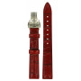 Ремешок для часов Certina 14/12 мм, красный, имитация крокодила, стальная клипса, DS PODIUM (C001.007)