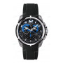 Ремешок для часов Certina черный, резиновый, интегрированный, стальная клипса, DS FURIOUS (C011.410, C011.417)