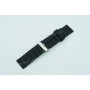 Ремешок для часов Elari KidPhone 3G, черный, каучук, серебристая застежка