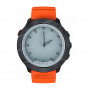 Ремешок для часов Geozon HYBRID, 24/24 мм, оранжевый/черный, полиуретан, прямой