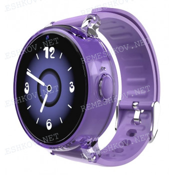 Ремешок для часов Geozon ZERO, 22/18 мм, фиолетовый, полиуретан, прямой с выступом, 20 мм ширина выступа, ЗБ