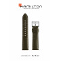 Ремешок для часов Hamilton 20/18 мм, Band-Set Leder green (H38525)