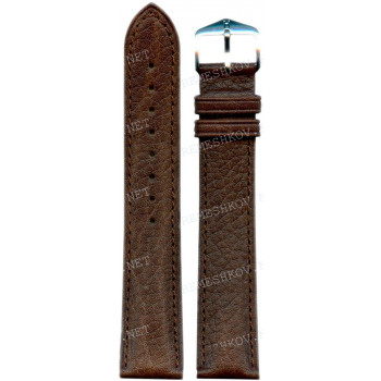 Ремешок Hirsch для часов 20/18 мм, Camelgrain XL, коричневый, верблюд, ЗБ
