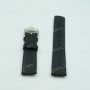 Ремешок Hirsch для часов 20/18 мм, Mariner L, черный, кожа, естественная фактура, ЗБ