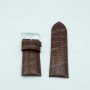 Ремешок Hirsch для часов 30/28 мм, Louisianalook M, коричневый, кожа, аллигатор, ЗБ