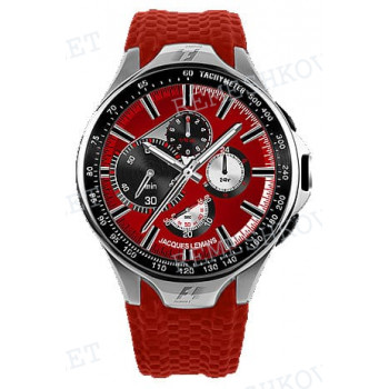 Ремешок для часов Jacques Lemans F-5017C, красный