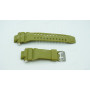 Ремешок для часов JET SPORT SW-3, 28/22 мм, зеленый, полиуретан, под корпус, 17 мм ширина выступа, ЗБ