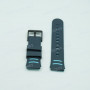 Ремешок для часов JET KID VISION 4G, 22/20 мм, темно-серый/голубой, полиуретан, прямой с выступом, 20 мм ширина выступа
