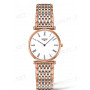 Браслет для часов Longines L4.512.1, 16 мм, двухцветный, сталь/розовое PVD 5N, La Grande Classique