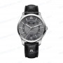 Ремешок для часов Maurice Lacroix PT6358, PT6368, 20/18 мм, черный, кожа, серебристый символ, без замка