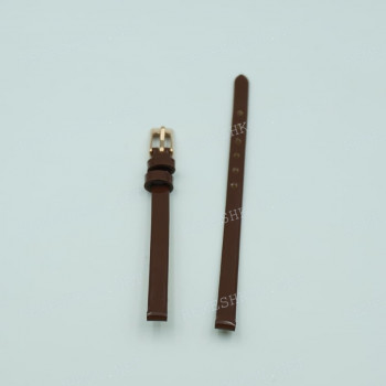 Ремешок Milano для часов 6/6 мм, коричневый, L, лак, ЗР