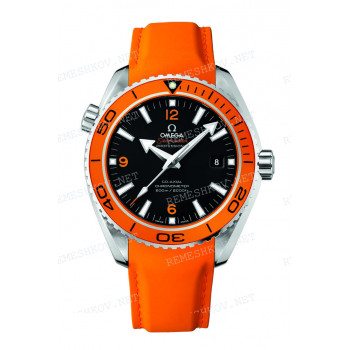 Ремешок для часов Omega, резиновый, оранжевый, 22/20, интегрированный, под клипсу, SE NEW PO 600M 45.5 MM (2323)