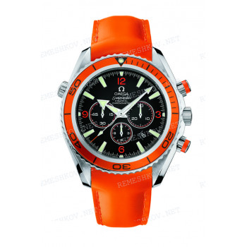 Ремешок для часов Omega, оранжевый, резиновый, 22/18, интегрированный, длина 115/110, SE DIV CHR 600 M PROF. BIGSIZE (2918)