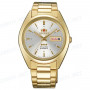 Браслет для часов Orient AB00-A0, EM04-A0, 19 мм, золотистый, заостренный тип оконцовки